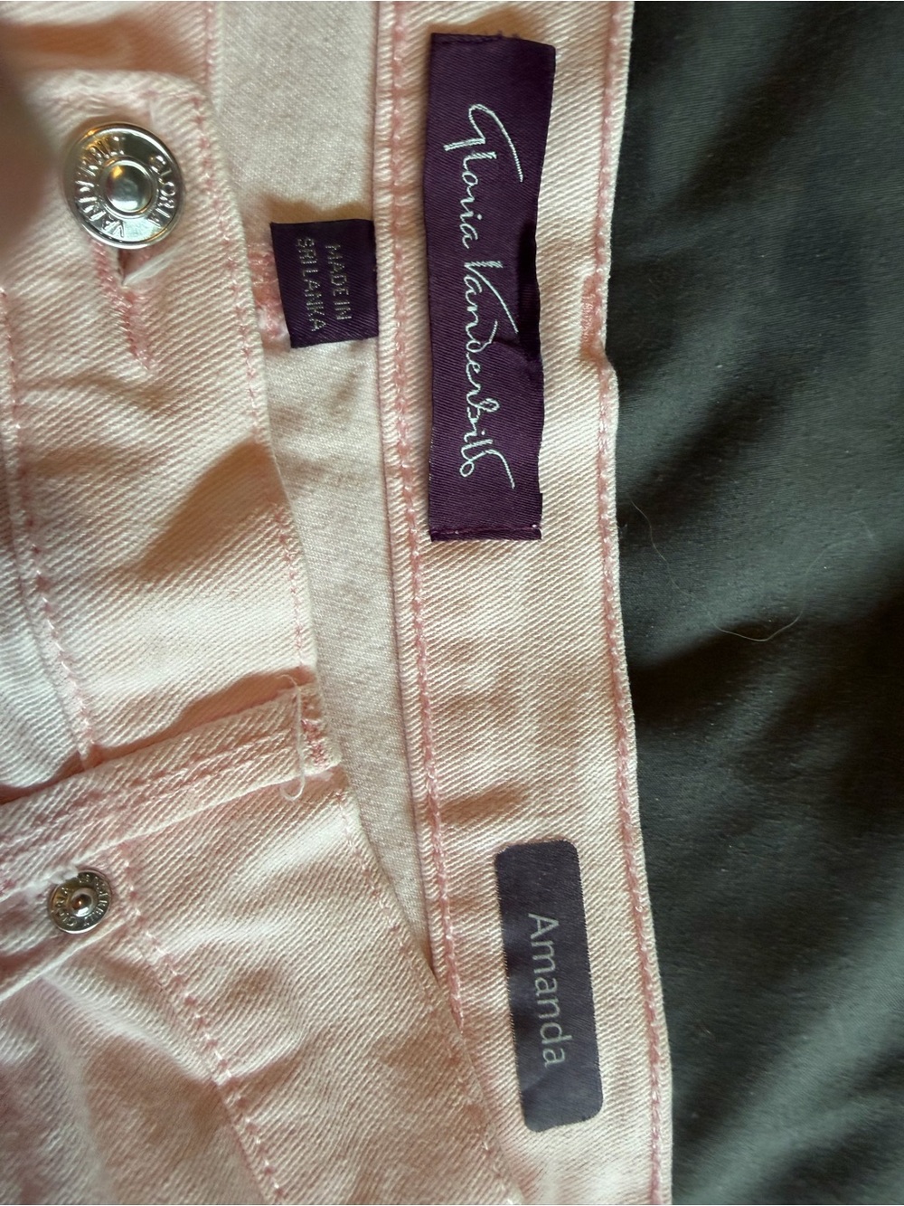 Gloria Vanderbilt Light Pink Skinny Jeans - Amanda